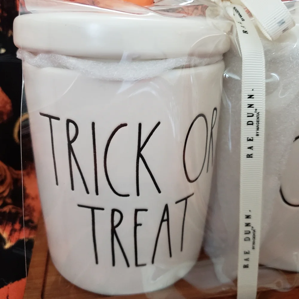 Rae Dunn Halloween Canisters Small Size NWT